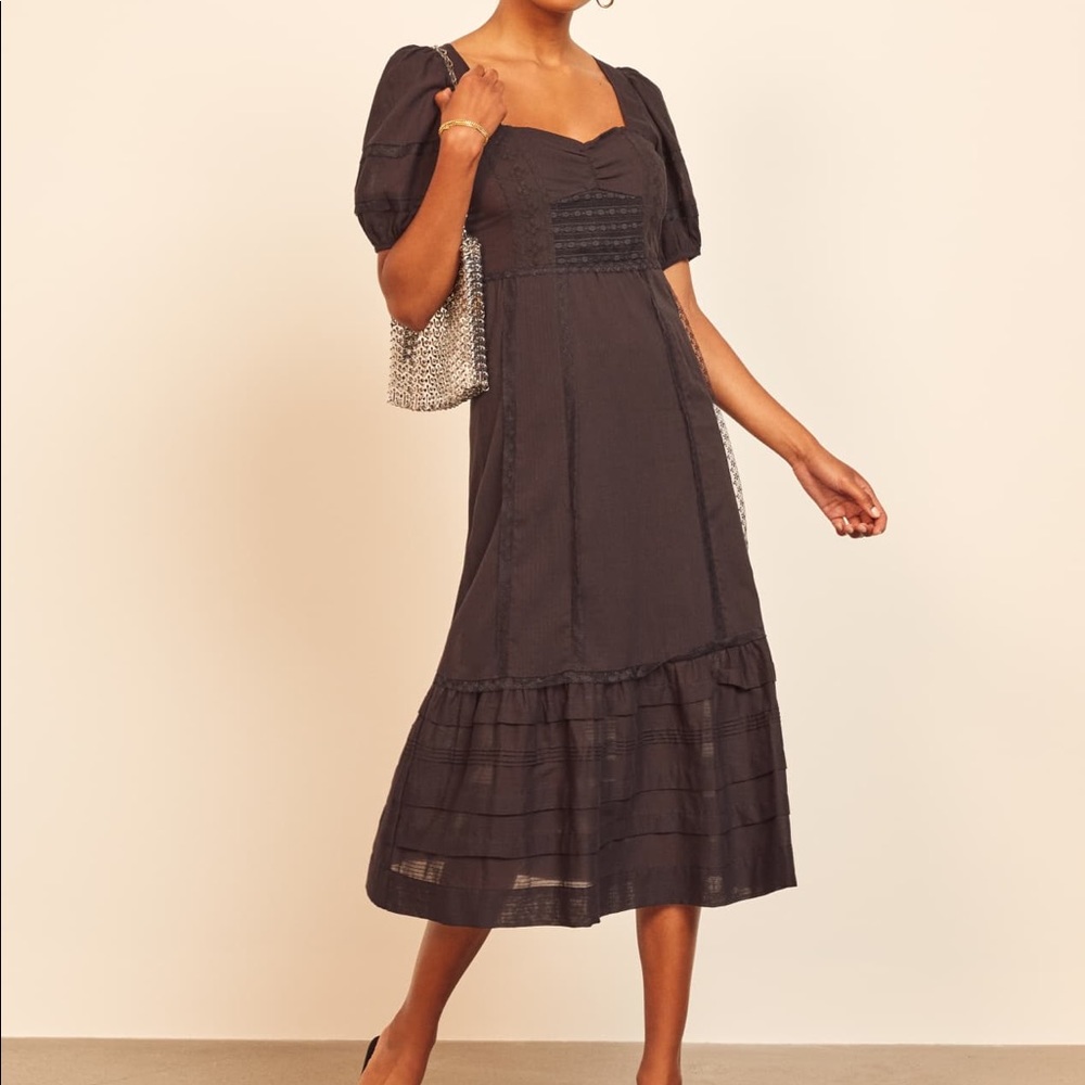 NEW| Reformation_Black Dress